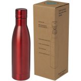 Vue 7 de Bouteille isotherme Vasa en acier inoxydable recyclé certifié RCS de 500 ml avec isolation par le vide et couche de cuivre