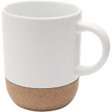 Vue 1 de Mug Billie en céramique pour sublimation de 300 ml avec détails en liège