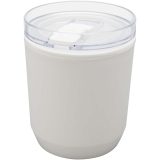 Vue 1 de Gobelet Hudson double paroi en plastique recyclé de 180 ml