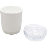Vue 4 de Gobelet Hudson double paroi en plastique recyclé de 180 ml