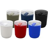 Vue 6 de Gobelet Hudson double paroi en plastique recyclé de 180 ml