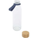 Vue 11 de Bouteille d'eau en verre Porto de 500 ml avec poignée en silicone et couvercle en bambou