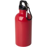 Vue 9 de Bouteille d'eau Oregon de 400 ml simple paroi en acier recyclé certifié RCS avec mousqueton