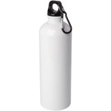 Vue 1 de Bouteille d'eau Oregon de 750 ml simple paroi en acier recyclé certifié RCS avec mousqueton