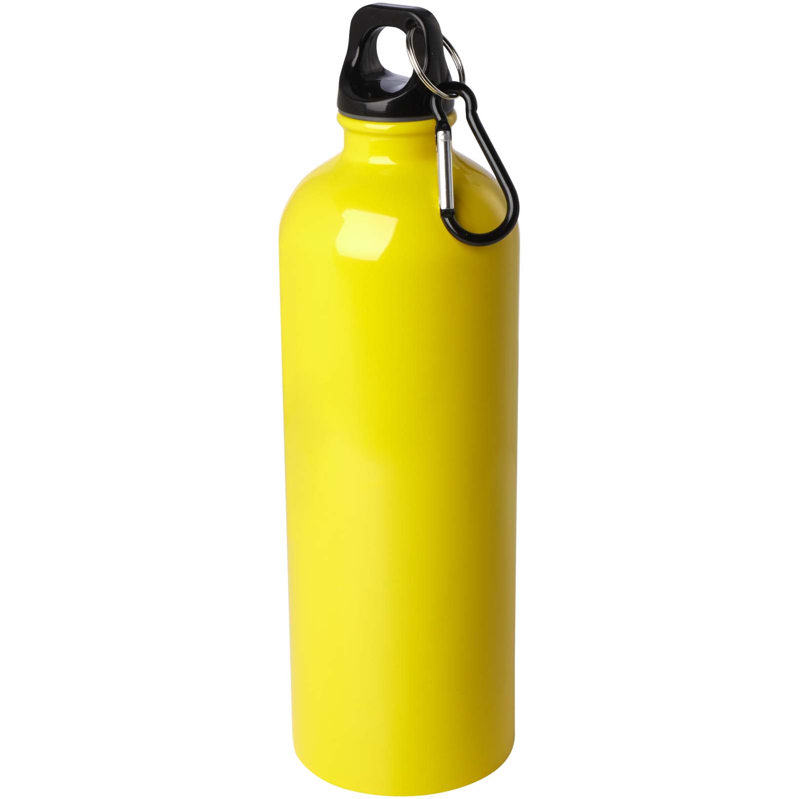 Bouteille d'eau Oregon de 750 ml simple paroi en acier recyclé certifié RCS avec mousqueton