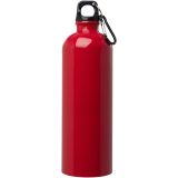 Vue 10 de Bouteille d'eau Oregon de 750 ml simple paroi en acier recyclé certifié RCS avec mousqueton