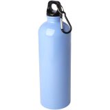 Vue 1 de Bouteille d'eau Oregon de 750 ml simple paroi en acier recyclé certifié RCS avec mousqueton