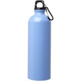 Vue 2 de Bouteille d'eau Oregon de 750 ml simple paroi en acier recyclé certifié RCS avec mousqueton
