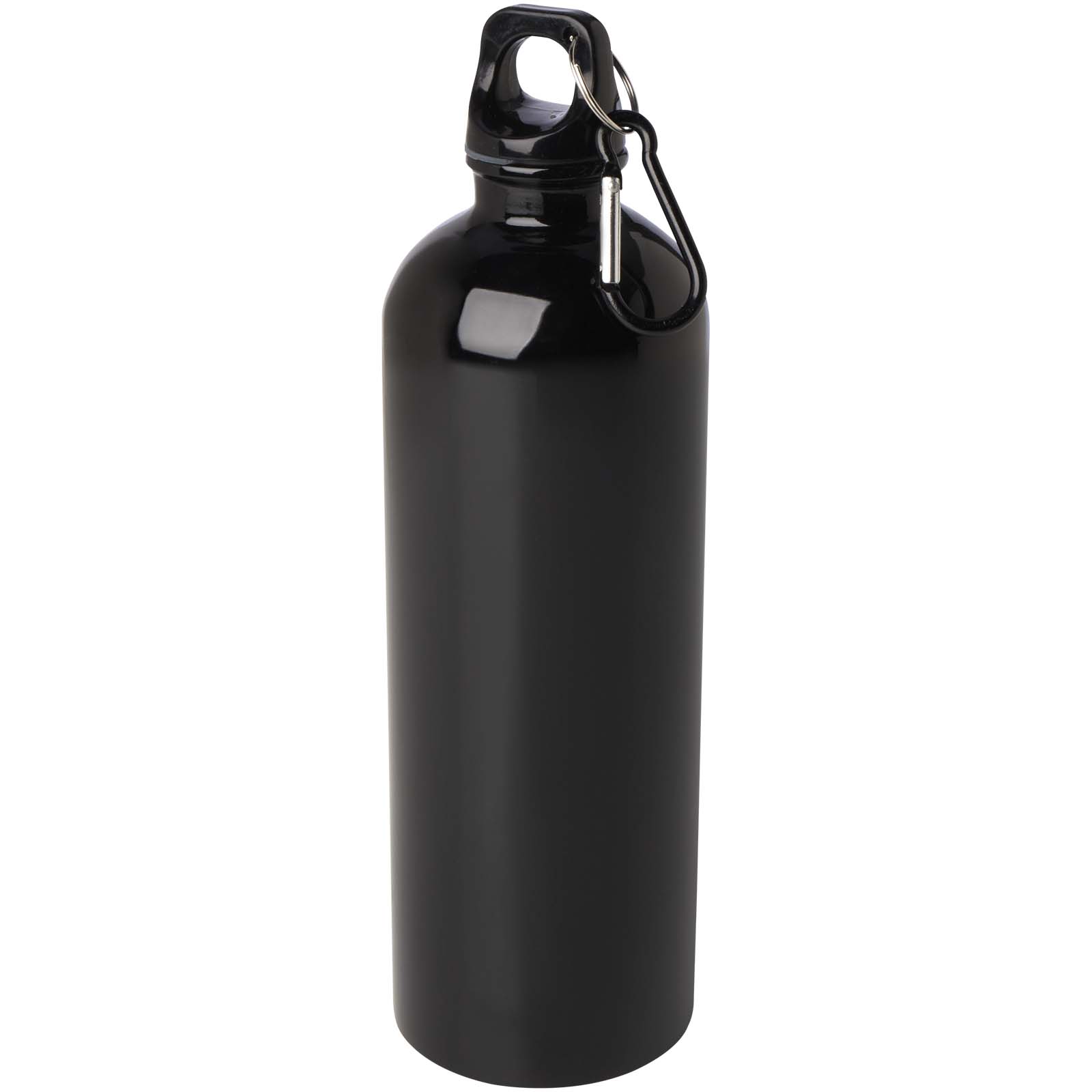 Bouteille d'eau Oregon de 750 ml simple paroi en acier recyclé certifié RCS avec mousqueton