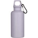 Vue 8 de Bouteille d’eau Oregon de 400 ml en plastique recyclé uni certifié RCS avec mousqueton