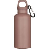 Vue 11 de Bouteille d’eau Oregon de 400 ml en plastique recyclé uni certifié RCS avec mousqueton