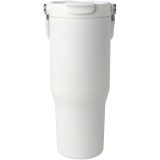 Vue 3 de Gobelet avec isolation sous vide Bronx en cuivre et acier inoxydable recyclé certifié RCS Bronx de 900 ml avec couvercle à do