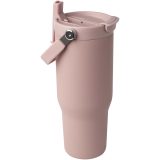Vue 12 de Gobelet avec isolation sous vide Bronx en cuivre et acier inoxydable recyclé certifié RCS Bronx de 900 ml avec couvercle à do
