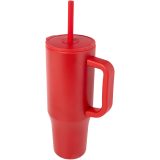 Vue 6 de Gobelet isotherme Brady 900 ml certifié RCS avec paille en silicone