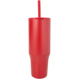 Vue 7 de Gobelet isotherme Brady 900 ml certifié RCS avec paille en silicone