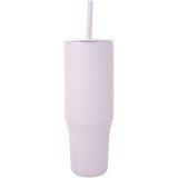 Vue 12 de Gobelet isotherme Brady 900 ml certifié RCS avec paille en silicone