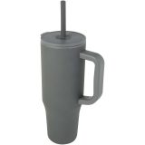 Vue 1 de Gobelet isotherme Brady 900 ml certifié RCS avec paille en silicone