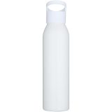 Vue 2 de Bouteille d’eau Sky de 650 ml en acier inoxydable recyclé certifié RCS à simple paroi