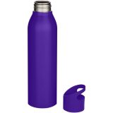 Vue 12 de Bouteille d’eau Sky de 650 ml en acier inoxydable recyclé certifié RCS à simple paroi