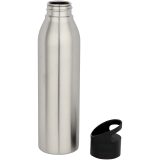 Vue 3 de Bouteille d’eau Sky de 650 ml en acier inoxydable recyclé certifié RCS à simple paroi