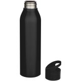 Vue 3 de Bouteille d’eau Sky de 650 ml en acier inoxydable recyclé certifié RCS à simple paroi