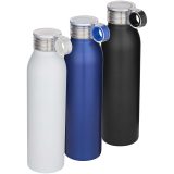 Vue 4 de Bouteille d’eau Grom de 650 ml en acier inoxydable recyclé certifié RCS