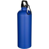 Vue 4 de Bouteille d’eau Oregon de 750 ml en acier inoxydable à simple paroi certifiée RCS, recyclé mat avec mousqueton