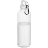 Vue 1 de Bouteille d’eau Oregon de 750 ml en plastique recyclé certifié RCS avec mousqueton
