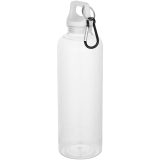 Vue 3 de Bouteille d’eau Oregon de 750 ml en plastique recyclé certifié RCS avec mousqueton
