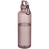 Vue 12 de Bouteille d’eau Oregon de 750 ml en plastique recyclé certifié RCS avec mousqueton