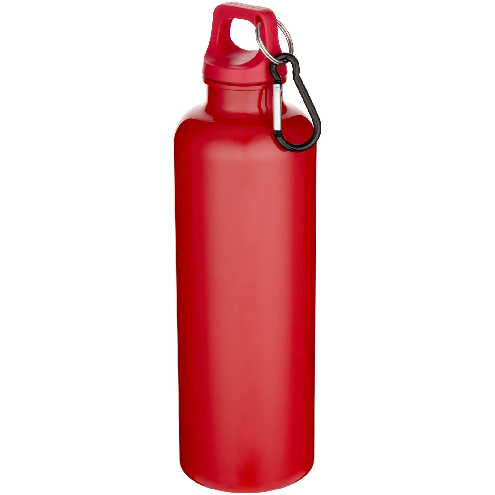 Bouteille d’eau Oregon de 750 ml en plastique recyclé uni certifié RCS avec mousqueton