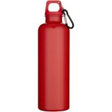Vue 5 de Bouteille d’eau Oregon de 750 ml en plastique recyclé uni certifié RCS avec mousqueton