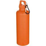 Vue 7 de Bouteille d’eau Oregon de 750 ml en plastique recyclé uni certifié RCS avec mousqueton