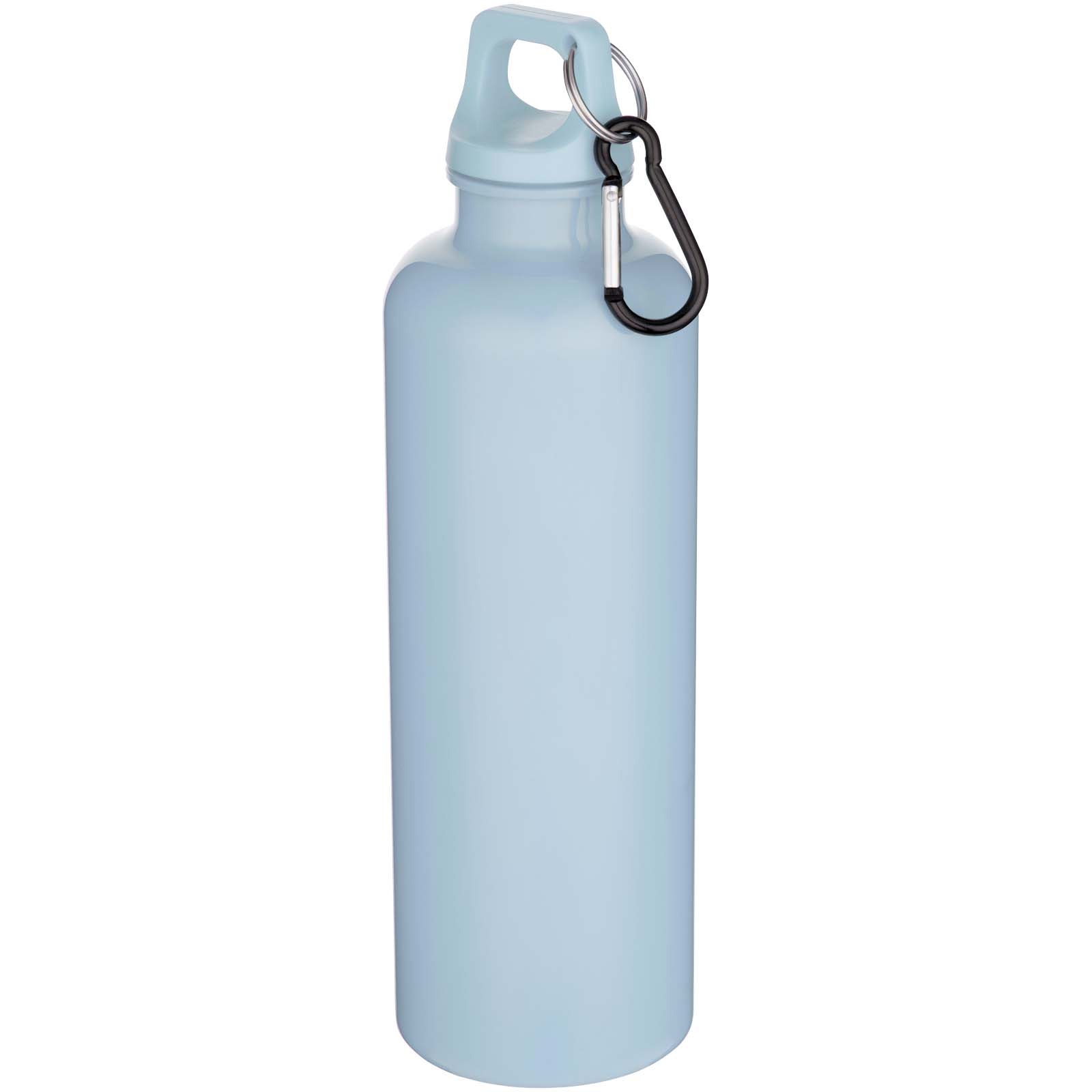 Bouteille d’eau Oregon de 750 ml en plastique recyclé uni certifié RCS avec mousqueton