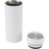 Vue 4 de Bouteille d’eau Illuminate de 650 ml en acier inoxydable recyclé à double paroi RCS avec couvercle 3 pièces