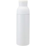 Vue 2 de Bouteille d’eau Illuminate de 650 ml en acier inoxydable recyclé à double paroi RCS avec couvercle 3 pièces