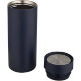 Vue 10 de Bouteille d’eau Illuminate de 650 ml en acier inoxydable recyclé à double paroi RCS avec couvercle 3 pièces