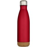 Vue 5 de Bouteille d’eau Cove de 500 ml en acier inoxydable isolée sous vide et à double paroi avec détails en liège