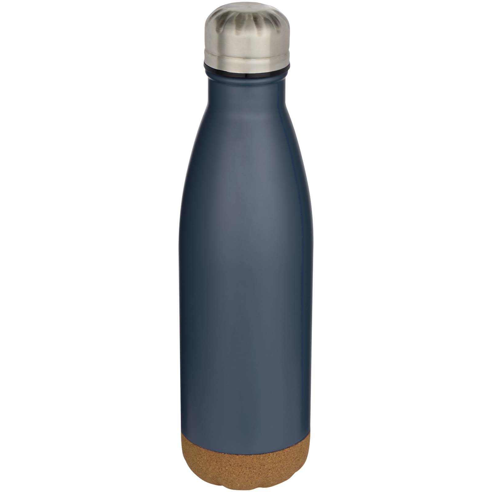 Bouteille d’eau Cove de 500 ml en acier inoxydable isolée sous vide et à double paroi avec détails en liège