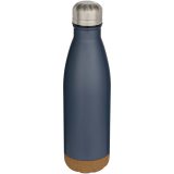 Vue 12 de Bouteille d’eau Cove de 500 ml en acier inoxydable isolée sous vide et à double paroi avec détails en liège