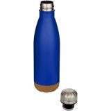 Vue 10 de Bouteille d’eau Cove de 500 ml en acier inoxydable isolée sous vide et à double paroi avec détails en liège