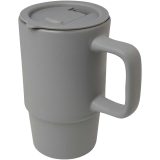 Vue 11 de Mug Carter en céramique de 450 ml avec couvercle en plastique
