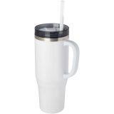 Vue 1 de Mug isotherme Melbourne 1200 ml certifié RCS avec paille