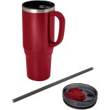 Vue 10 de Mug isotherme Melbourne 1200 ml certifié RCS avec paille