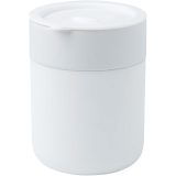 Vue 1 de Gobelet en céramique Java de 330 ml avec revêtement en silicone et couvercle en plastique