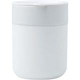 Vue 2 de Gobelet en céramique Java de 330 ml avec revêtement en silicone et couvercle en plastique