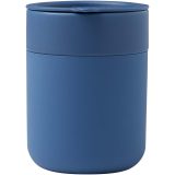 Vue 8 de Gobelet en céramique Java de 330 ml avec revêtement en silicone et couvercle en plastique