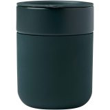 Vue 2 de Gobelet en céramique Java de 330 ml avec revêtement en silicone et couvercle en plastique