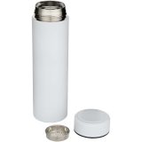 Vue 3 de Gourde Taylor en acier inoxydable à double paroi de 450 ml avec filtre à thé