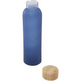 Vue 11 de Bouteille en verre sodocalcique mat Lume de 500 ml avec couvercle en bambou